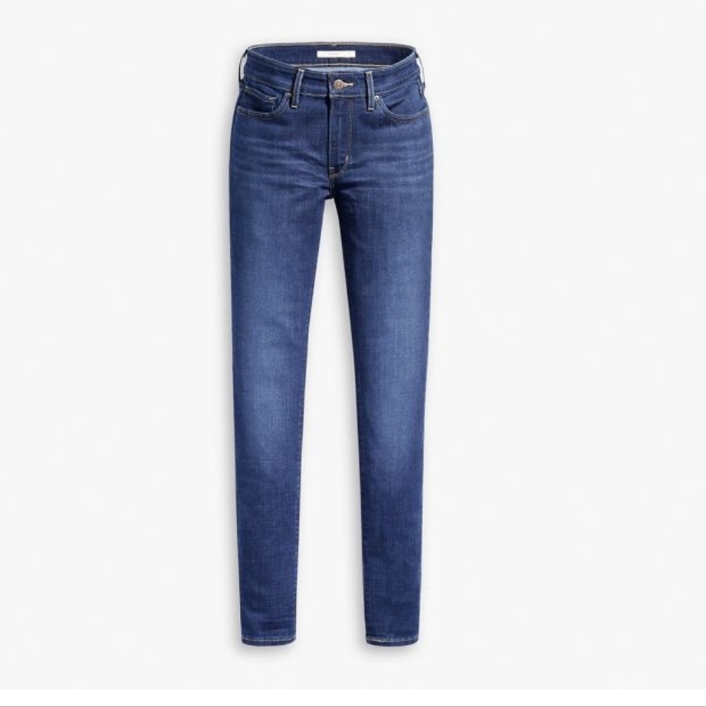 Levi's skinny blue jeans